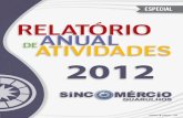 Relatório de Atividades 2012 do Sincomércio Guarulhos