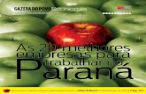 As melhores empresas do Paraná 2010
