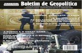 BOLETIM DE GEOPOLÍTICA -CENEGRI