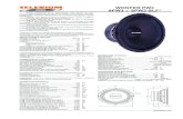 Altifalante 8" 125Wrms 8ohm 70-8000Hz - Manual Sonigate
