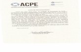 Carta da ACPE para Desenvolvimento - Marcos Siqueira