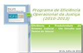 RElatório da Comissão para a Eficiência Operacional da Justiça (2010-2013)