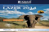 Folheto Grupos e Regulares de Lazer 2014