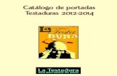 Catálogo de Portadas Testaduras 2012-2014
