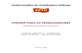 PSTU Programa de Governo Estadual Paraná 2014
