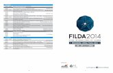 Programa FILDA 2014