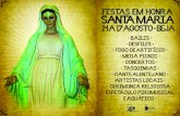 Programa das festas em honra de Santa Maria