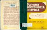 Zygmunt Bauman - por uma sociologia crítica