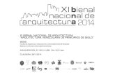 Xi Bienal Nacional de Arquitectura 2014, Venezuela