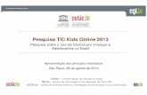 Pesquisa TIC Kids Online 2013