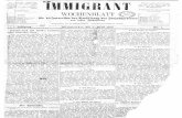 Jornal Immigrant - 4 de abril de 1883 - edição nº 1