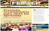 Jornal da FETAEP edição 122 - Novembro e Dezembro de 2014