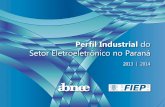 Perfil Industrial do Setor Eletroeletrônico no Paraná 2013 / 2014