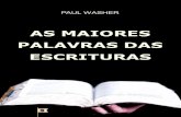 As Maiores Palavras das Escrituras, por Paul David Washer
