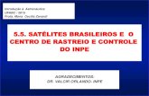5 5 .Satélites Brasieliros e CRC INPE