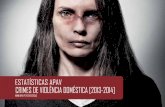 Estatisticas APAV CrimesViolenciaDomestica 2013-2014