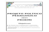Projeto Político Pedagógico - Proemi