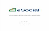 MOS 2.1 - Manual de Orientação Do ESocial