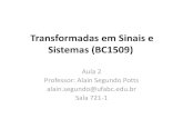 Transformadas em Sinais e Sistemas -Aula 2 2015.pdf
