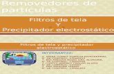 filtros de tela y precipitador elctrostatico