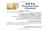 @Professorrodrigobello - 1ª Fase 2016 - Processo Penal