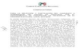 Convocatoria del PRI para postulación del candidato a gobernador de Veracruz