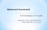 Balanced Scorecard A Estratégia em Ação Medições que impulsionam o desempenho (Robert Kaplan)