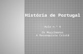 História de Portugal Aula n.º 6 Os Muçulmanos A Reconquista Cristã.
