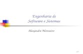 1/37 Engenharia de Software e Sistemas Alexandre Monteiro.