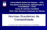 Normas Brasileiras de Contabilidade 2. Estrutura das Normas Brasileiras de Contabilidade Universidade Federal de Alagoas – UFAL Faculdade de Economia,
