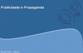 Publicidade e Propaganda Carlos Freire – 2014.2. A fabricação de uma campanha publicitária (continuação) Publicidade e Propaganda Carlos Freire - 2014-2.