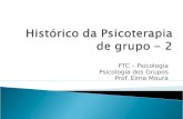 FTC – Psicologia Psicologia dos Grupos Prof. Elma Moura.