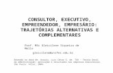CONSULTOR, EXECUTIVO, EMPREENDEDOR, EMPRES Á RIO: TRAJET Ó RIAS ALTERNATIVAS E COMPLEMENTARES Baseado na obra de: Araujo, Luis César G. de. TGA - Teoria.