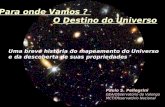 Para onde Vamos ? O Destino do Universo Paulo S. Pellegrini GEA/Observatório do Valongo MCT/Observatório Nacional Uma breve história do mapeamento do Universo.