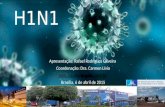 H1N1 Apresentação: Rafael Rodrigues Oliveira Coordenação: Dra. Carmen Lívia  Brasília, 6 de abril de 2015.