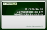Diretório de Competências em Vigilância Sanitária .
