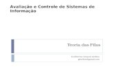 Teoria das Filas Guilherme Amaral Avelino gavelino@gmail.com Avaliação e Controle de Sistemas de Informação.