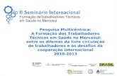 Pesquisa Multicêntrica: A Formação dos Trabalhadores Técnicos em Saúde no Mercosul: entre os dilemas da livre circulação de trabalhadores e os desafios.