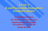 LEAF-2 (Land Ecosystem-Atmosphere Feedback model) Dr. Edmilson Freitas Dr. Pedro Leite da Silva Dias Departamento de Ciências Atmosféricas – IAG/USP Junho.