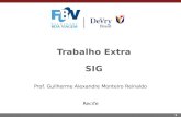 1 Trabalho Extra SIG Prof. Guilherme Alexandre Monteiro Reinaldo Recife.