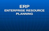 ERP ENTERPRISE RESOURCE PLANNING. Definição de ERP Em termos gerais, são uma plataforma de software desenvolvida para integrar os diversos departamentos.