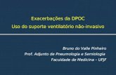 Exacerbações da DPOC Uso do suporte ventilatório não-invasivo Bruno do Valle Pinheiro Prof. Adjunto de Pneumologia e Semiologia Faculdade de Medicina –