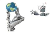 Em que consiste a Robótica? Robótica é um ramo da informática que engloba robôs e computadores; Consiste no estudo e utilização de robôs; Tem como função.