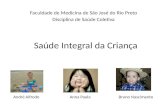 Saúde Integral da Criança Faculdade de Medicina de São José do Rio Preto Disciplina de Saúde Coletiva André Alfredo Anna Paula Bruno Nascimento.