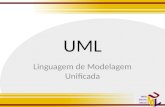 UML Linguagem de Modelagem Unificada. DEFINIÇÃO A Unified Modelling Language (UML) é uma linguagem ou notação de diagramas para especificar, visualizar.