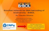 Dr. Claudio Oliveira Departamento de Morfologia Instituto de Biociências - UNESP Botucatu, São Paulo, Brazil claudio@ibb.unesp.br Brazilian network for.