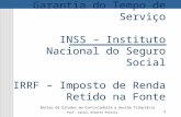 1 Prof. Carlos Alberto Pereira Núcleo de Estudos em Controladoria e Gestão Tributária FGTS – Fundo de Garantia do Tempo de Serviço INSS – Instituto Nacional.