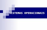 SISTEMAS OPERACIONAIS. EMENTA Funções e estrutura de sistemas operacionais. Processos: conceitos básicos; comunicação e sincronização; escalonamento.