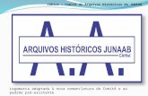CAHist – Comitê de Arquivos Históricos da JUNAAB Logomarca adaptada à nova nomenclatura do Comitê e ao padrão pré-existente.