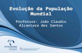 Evolução da População Mundial Professor: João Claudio Alcantara dos Santos.